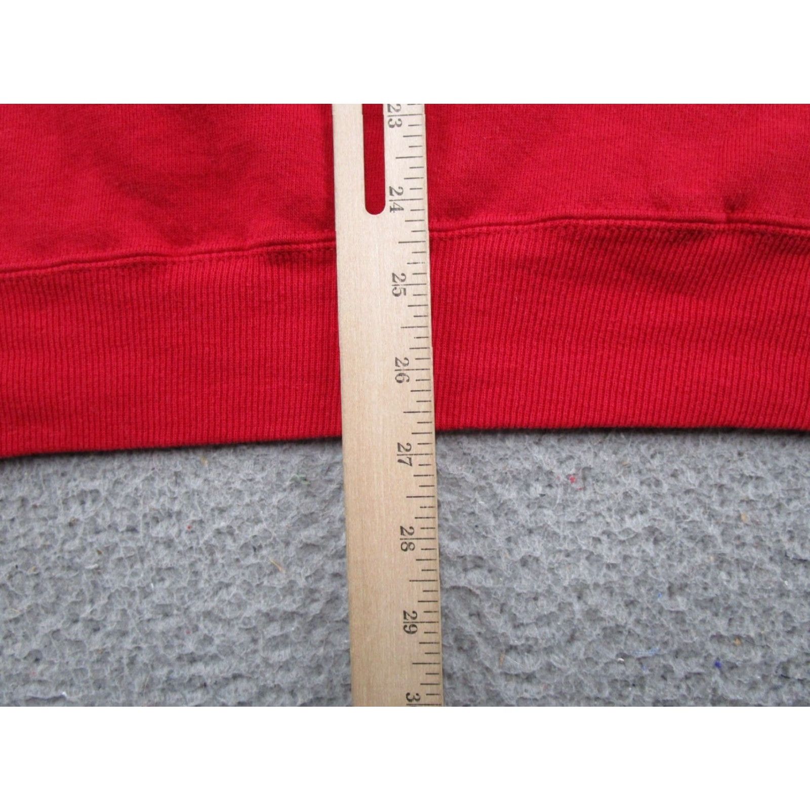 Jerzees VINTAGE North Scott High School Lancers Graphic Crewneck Sweatshirt XL Men Red Logo 90s Sports Pullover Sweatshirt Size US XL / EU 56 / 4 - 7 Thumbnail