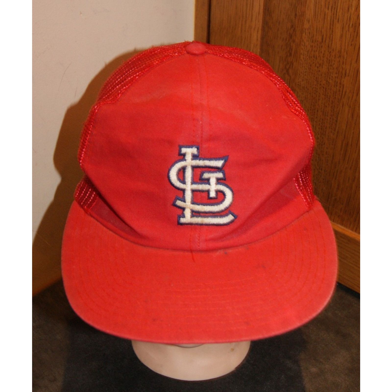 Vintage VTG St Louis Cardinals Mesh Snapback Trucker Hat Cap M/L Size ONE SIZE - 2 Thumbnail