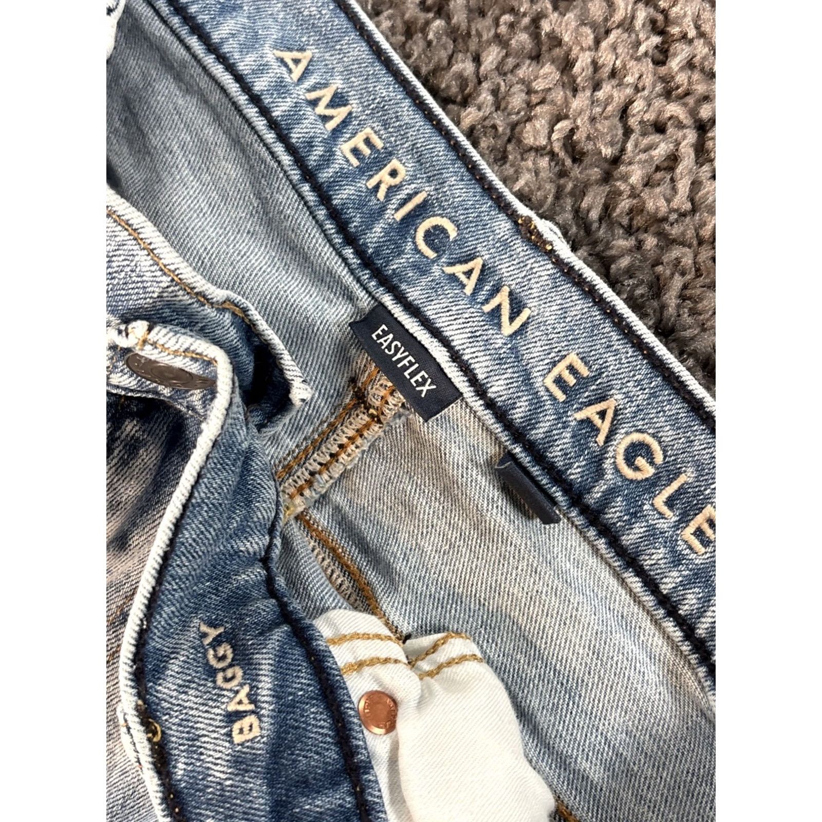 American Eagle Outfitters American Eagle Outfitters Jeans Baggy Relaxed Denim Light Wash 38x28 Men Blue Jeans Dickies Size US 38 / EU 54 - 5 Thumbnail