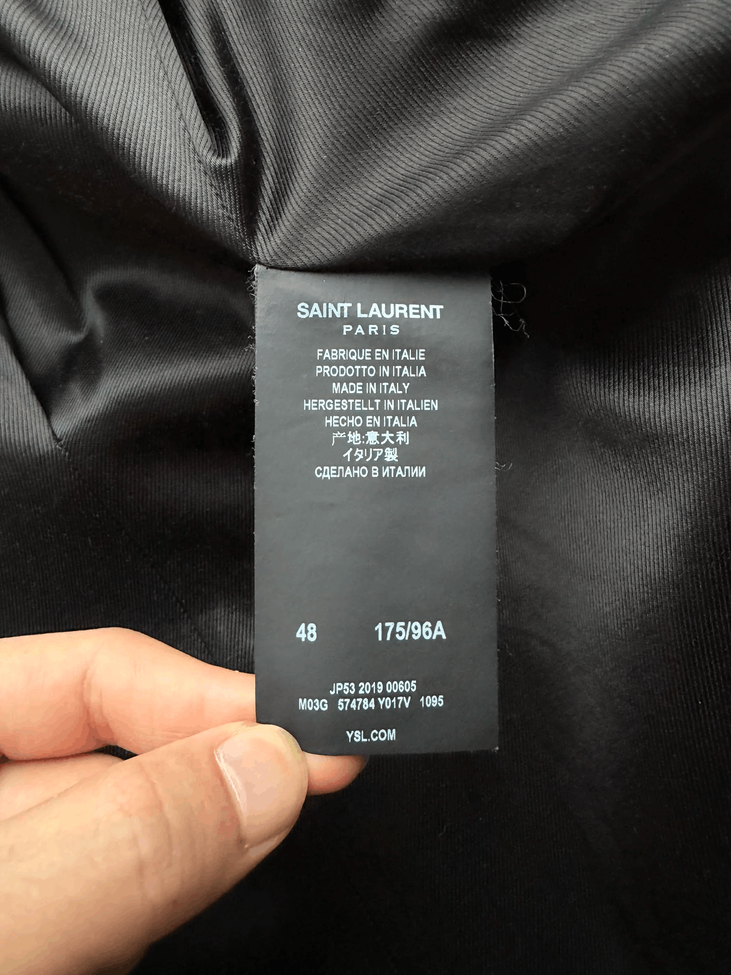 Saint Laurent Paris Saint Laurent Grey Double Breasted Chester Coat Size US M / EU 48-50 / 2 - 5 Thumbnail