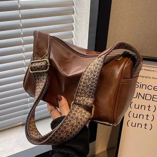 VIBE Brown shoulder bag Size ONE SIZE - 2 Thumbnail