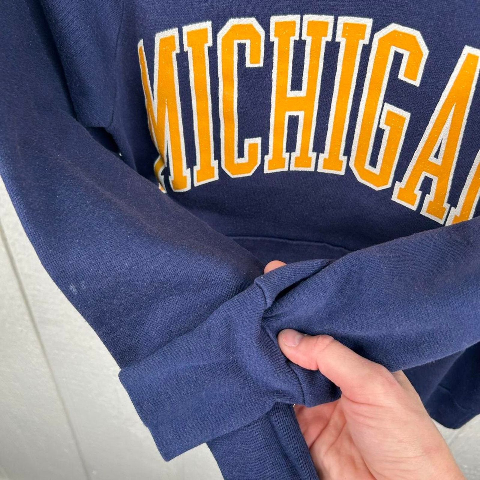 Logo 7 Vintage 90’s Michigan Wolverines Hoodie Size Women’s Small Size S / US 4 / IT 40 - 7 Thumbnail