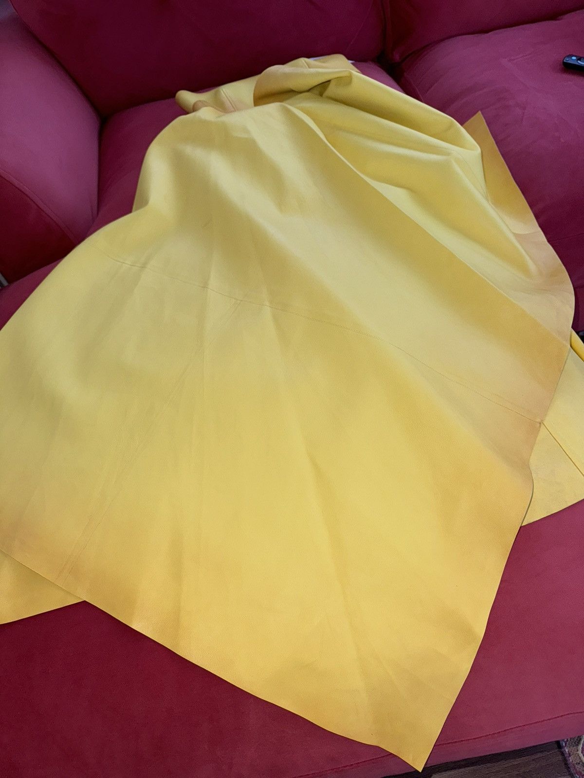 Alexander McQueen Alexander McQueen yellow leather dress, size XS Size XS / US 0-2 / IT 36-38 - 11 Thumbnail