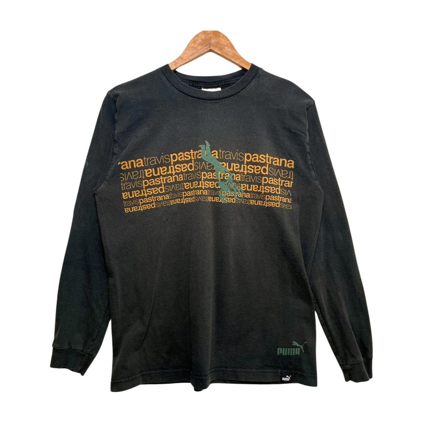 Puma × Vintage Vintage 2000s Puma Travis Pastrana Long Sleeve T-shirt S Size US S / EU 44-46 / 1 - 1 Thumbnail