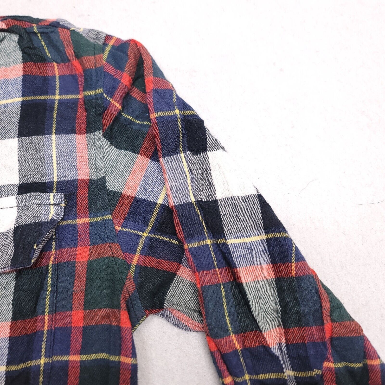 Old Navy Old Navy Tartan Flannel Shirt Mens Size Extra Large XL Black Size US XL / EU 56 / 4 - 5 Thumbnail