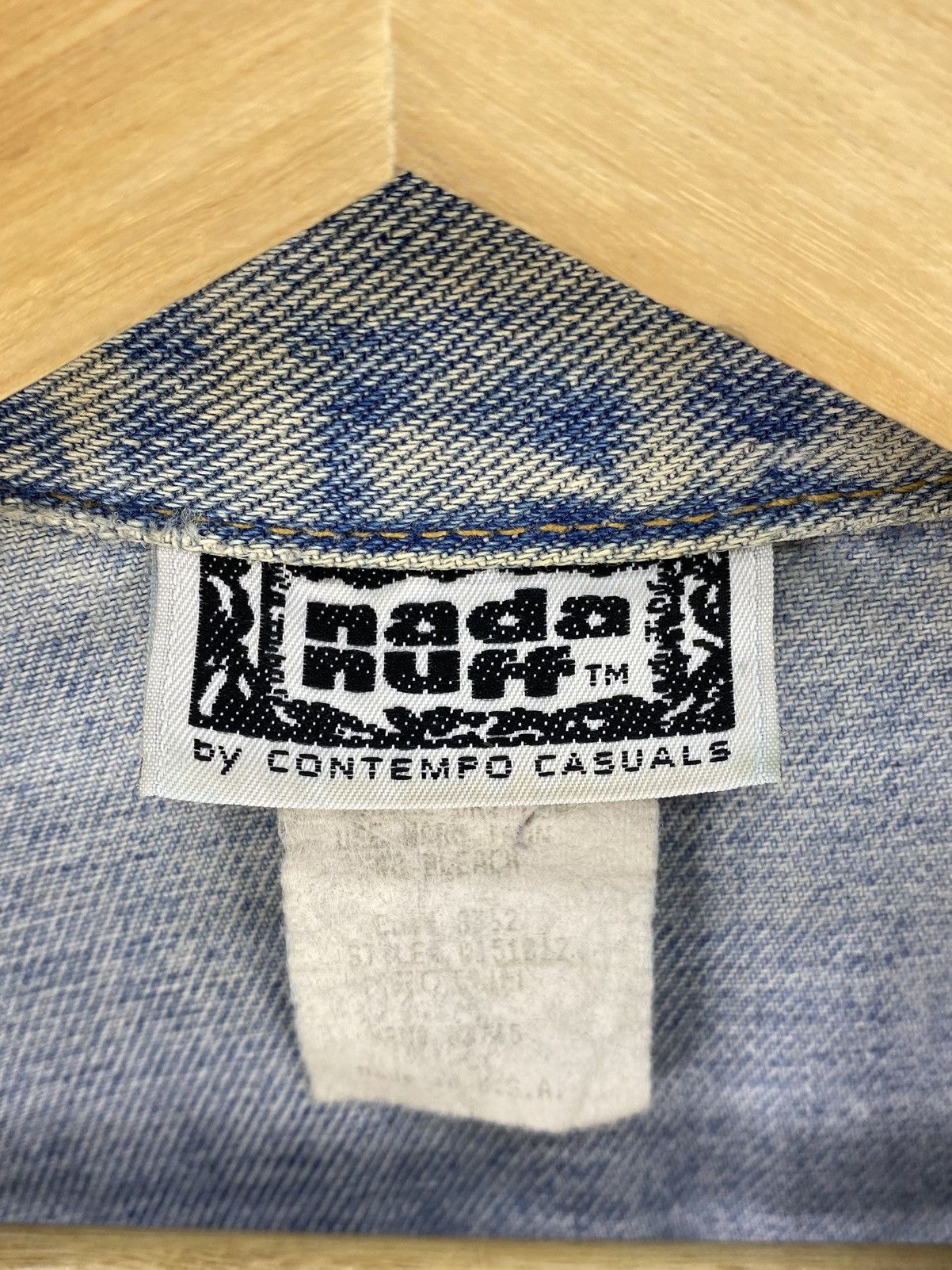 Vintage Vintage 80’s Denim Jacket sleeveless By Contempo Casual Size XS / US 0-2 / IT 36-38 - 10 Thumbnail