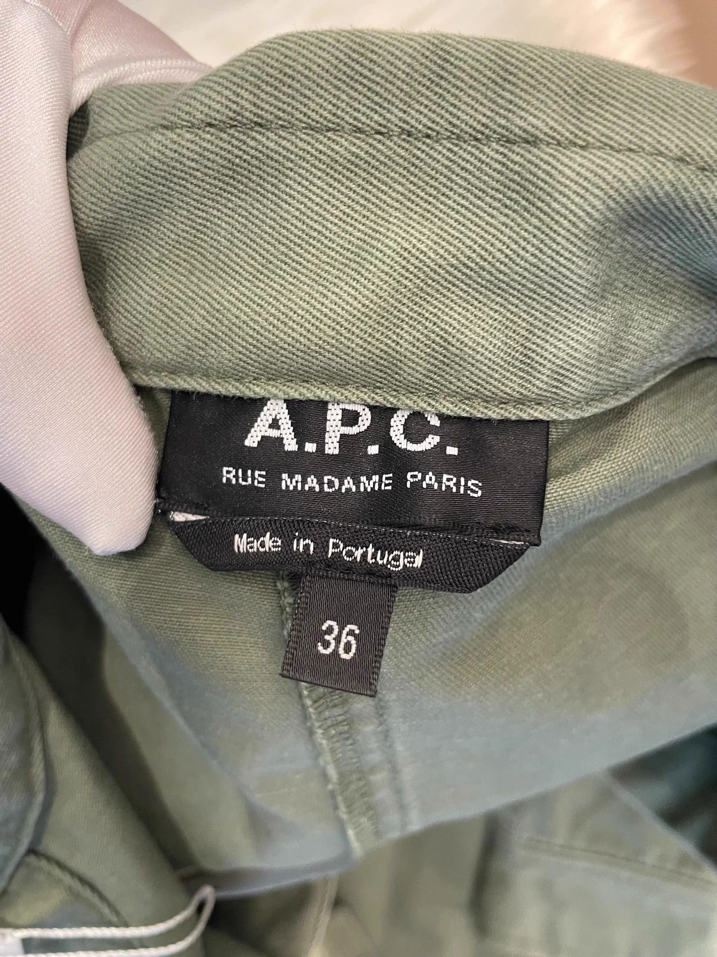 A.P.C. A.p.c Authentic military green cotton jumpsuit 36 Size 26" / US 2 / IT 38 - 6 Thumbnail