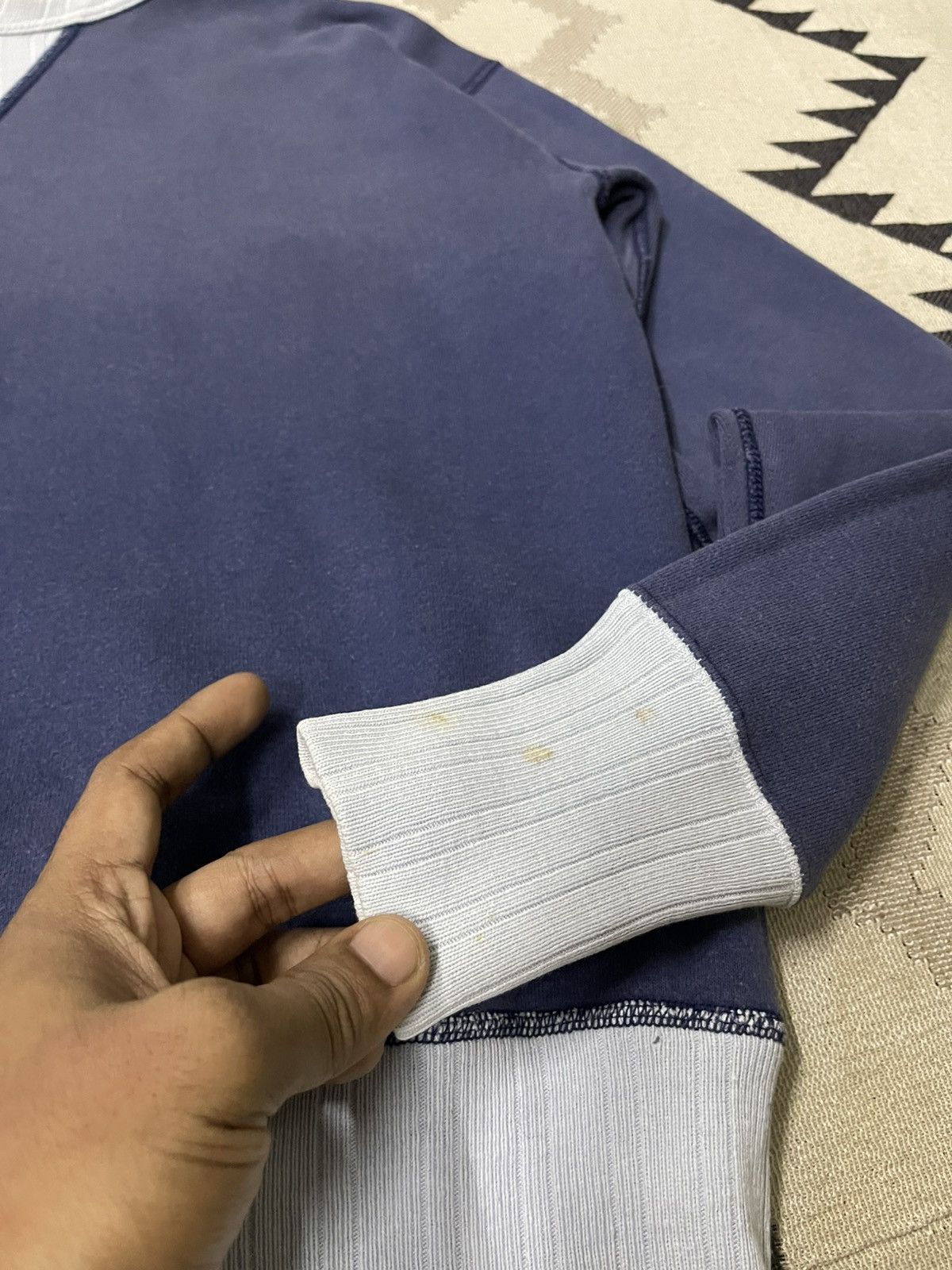 Full Count & Co. 90s FULLCOUNT WINDSHIELD DOUBLE V SUNFADED SWEATSHIRT Size US S / EU 44-46 / 1 - 9 Thumbnail