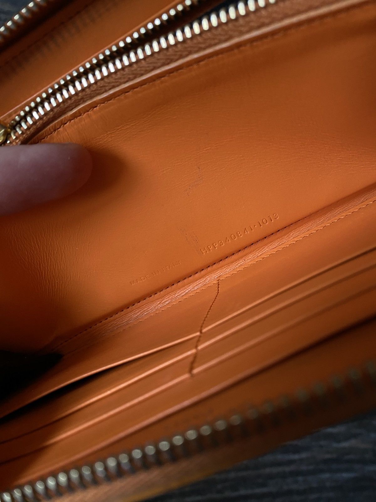 Saint Laurent Paris Saint Laurent Orange Leather Wallet Size ONE SIZE - 5 Thumbnail