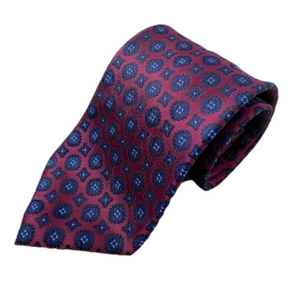 brioni pattern jacquard tie