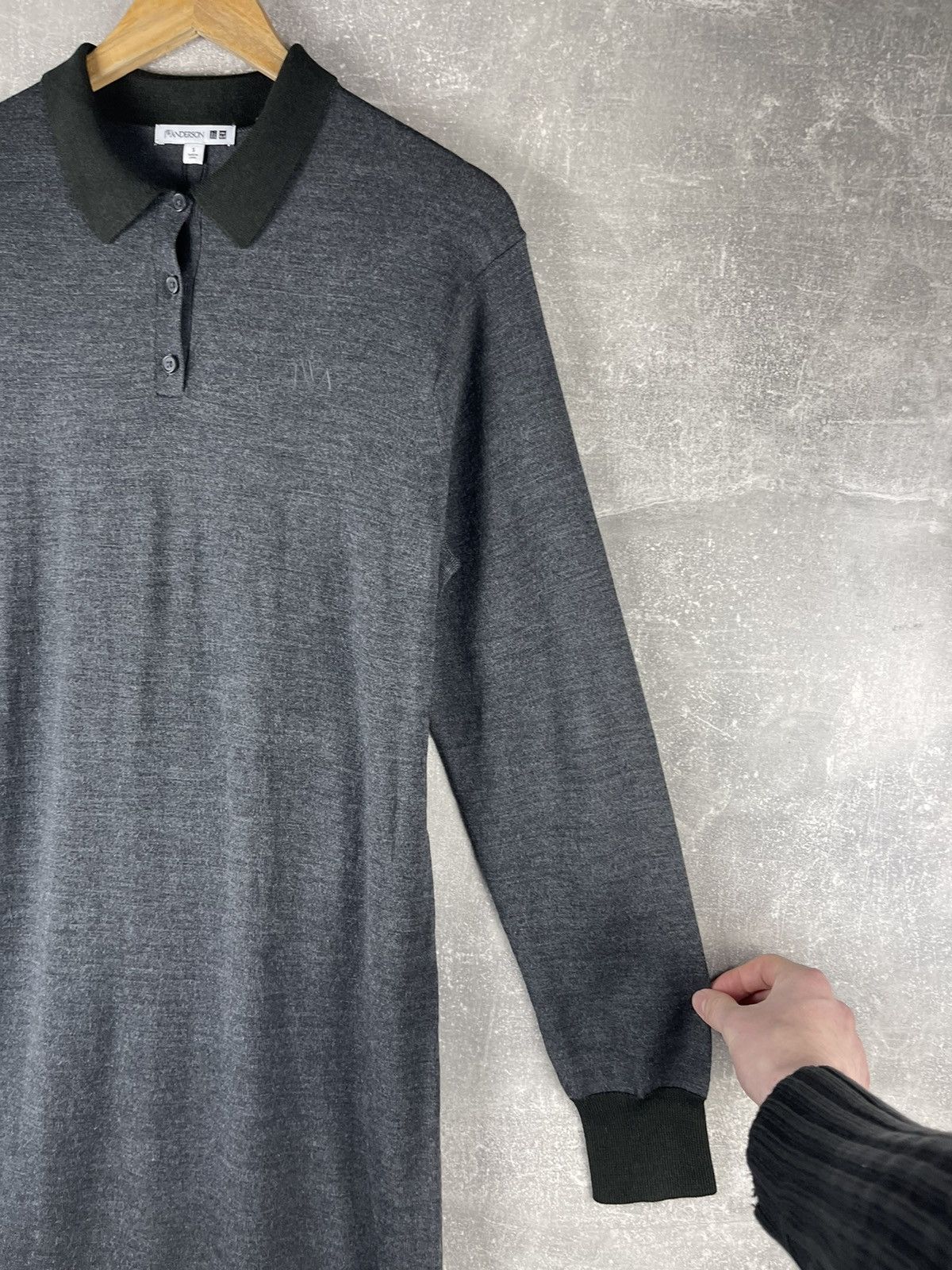 JW Anderson JW Anderson x Uniqlo Knit Polo Dress with Waist Tie Gray Size S / US 4 / IT 40 - 9 Thumbnail