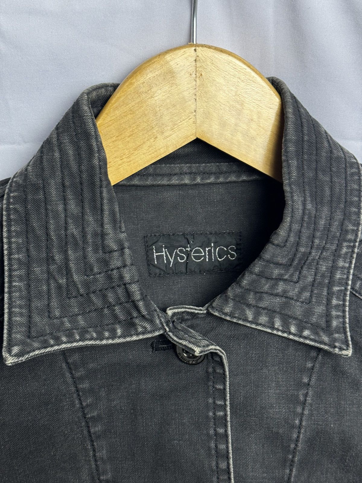 Hysteric Glamour Hysteric Glamour Bondage Washed Denim Jacket Stretch Size US S / EU 44-46 / 1 - 8 Thumbnail