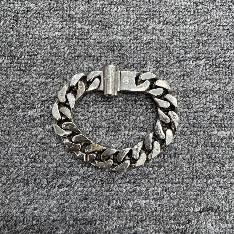 Louis Vuitton Louis Vuitton Silver Cuban Link Bracelet - dmc Size ONE SIZE - 1 Thumbnail