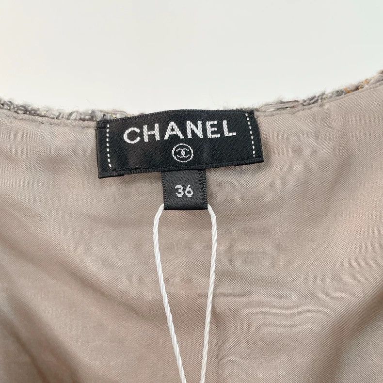Chanel Chanel Greek series braided tweed V-neck short sleeves 2504 Size XS / US 0-2 / IT 36-38 - 5 Thumbnail