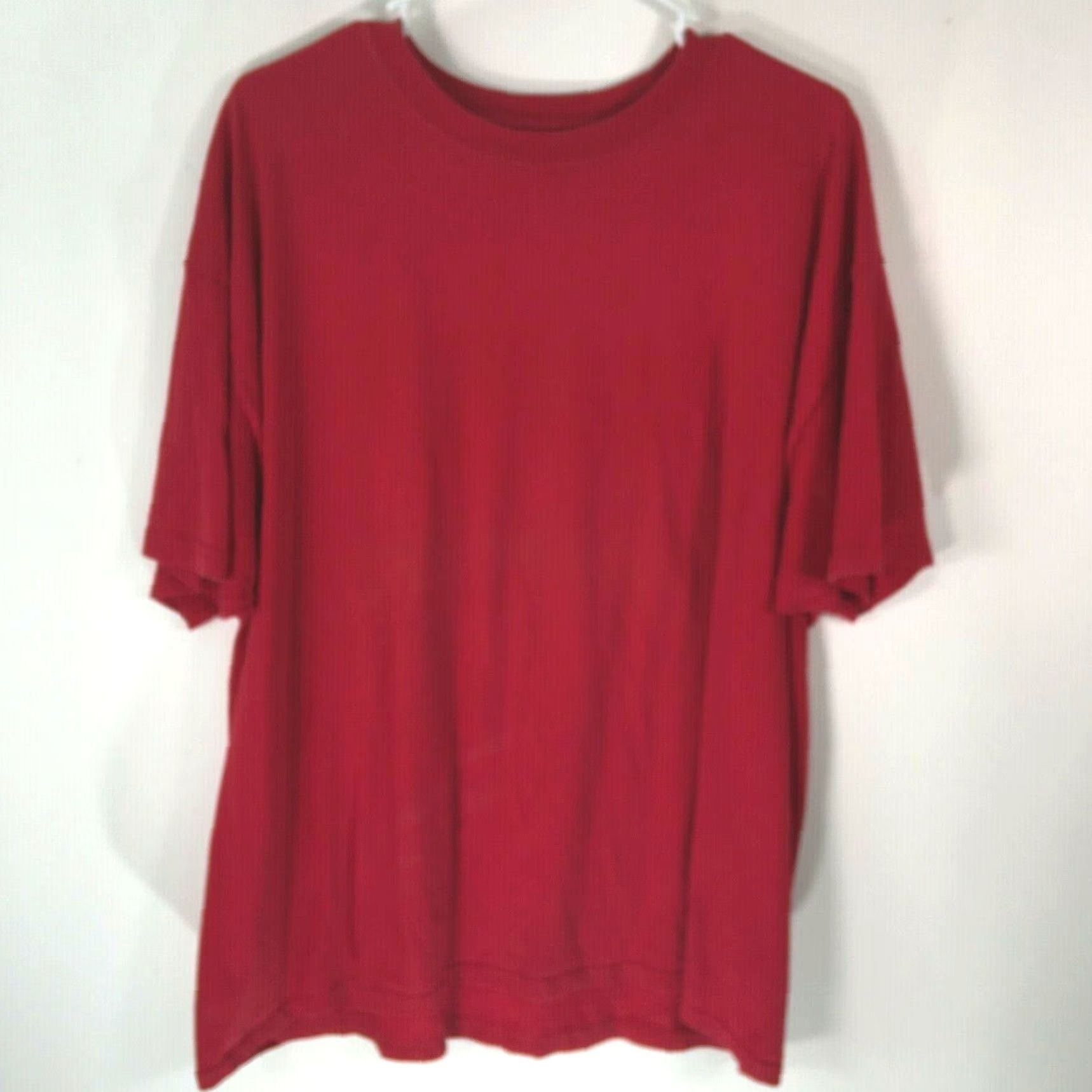 Hanes Hanes Men's Tagless Beaver "Everyone Needs A Little Beaver" Red T-Shirt Big & Tall 3XLT Regular Fit Short Sleeve Crew Neck Size US XXL / EU 58 / 5 - 2 Thumbnail