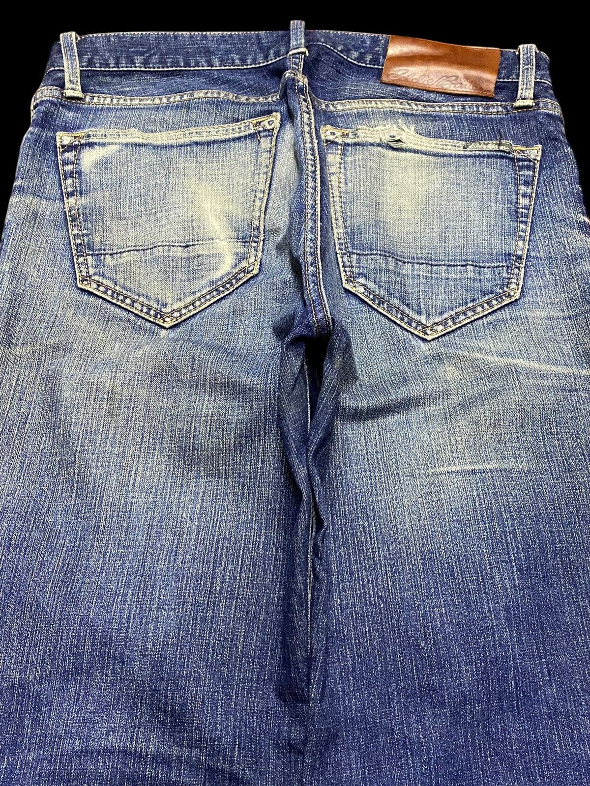 Vintage Eddie bauer Blue Denim Distressed Jeans Bottoms