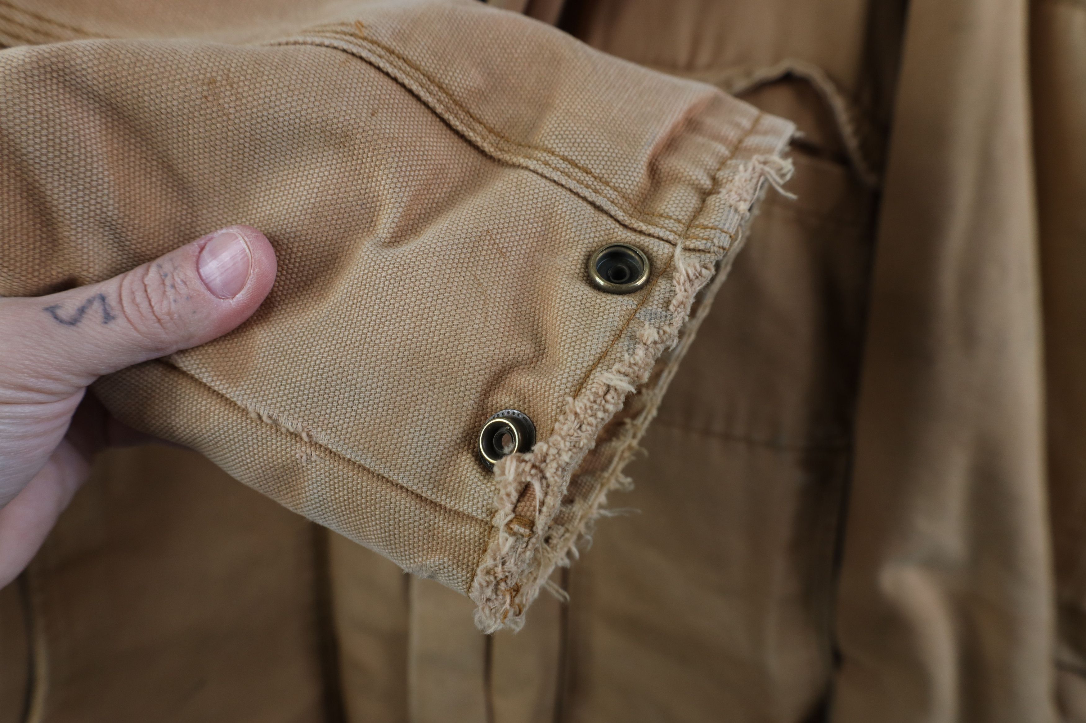 Vintage Vintage 90s Y2K Streetwear Canvas Quilted Chore Barn Jacket Size US XXL / EU 58 / 5 - 6 Thumbnail