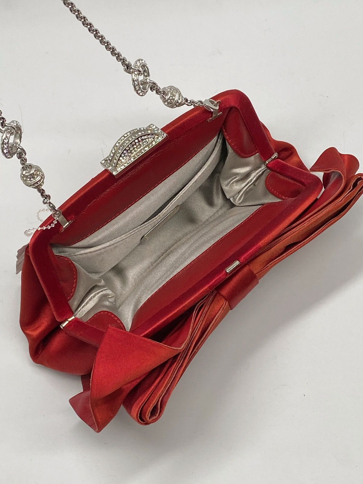 Judith Leiber Judith Leiber Madison Satin Bow Clutch Bag Size ONE SIZE - 7 Thumbnail
