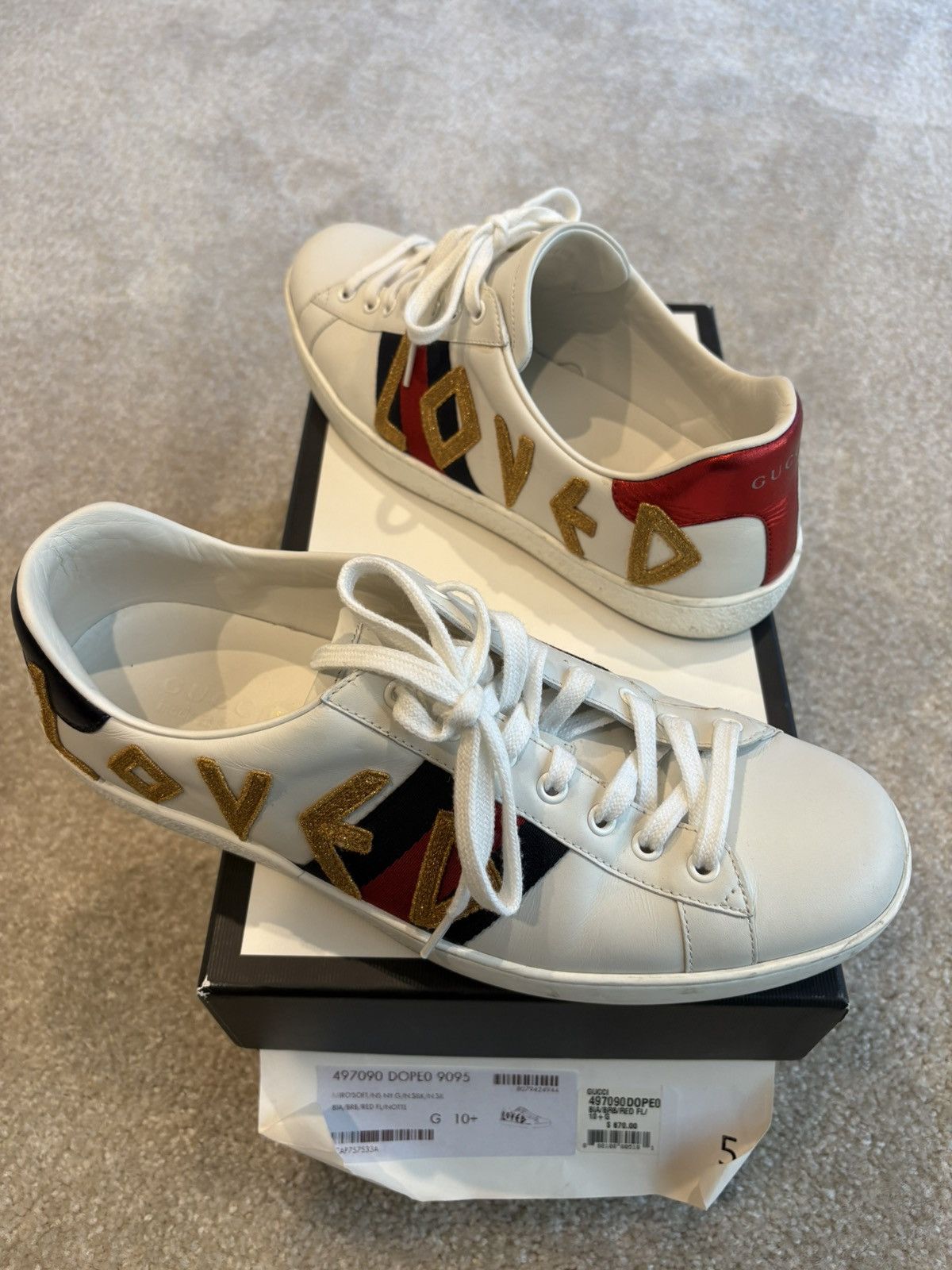 Gucci Gucci sneaker Size US 10.5 / EU 43-44 - 3 Thumbnail