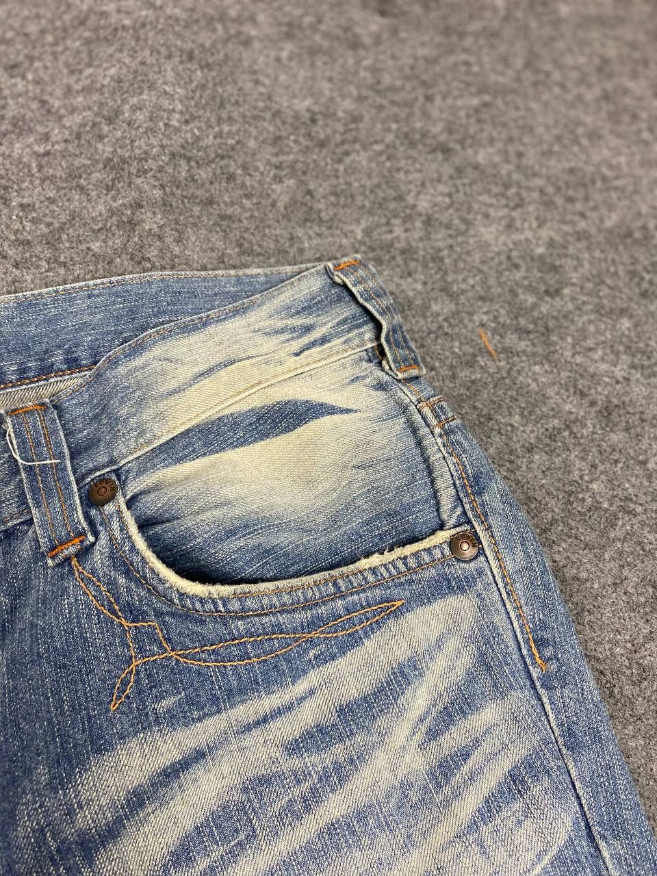 Edwin vintage edwin xv faded design bootcut flare denim Size US 38 / EU 54 - 13 Thumbnail