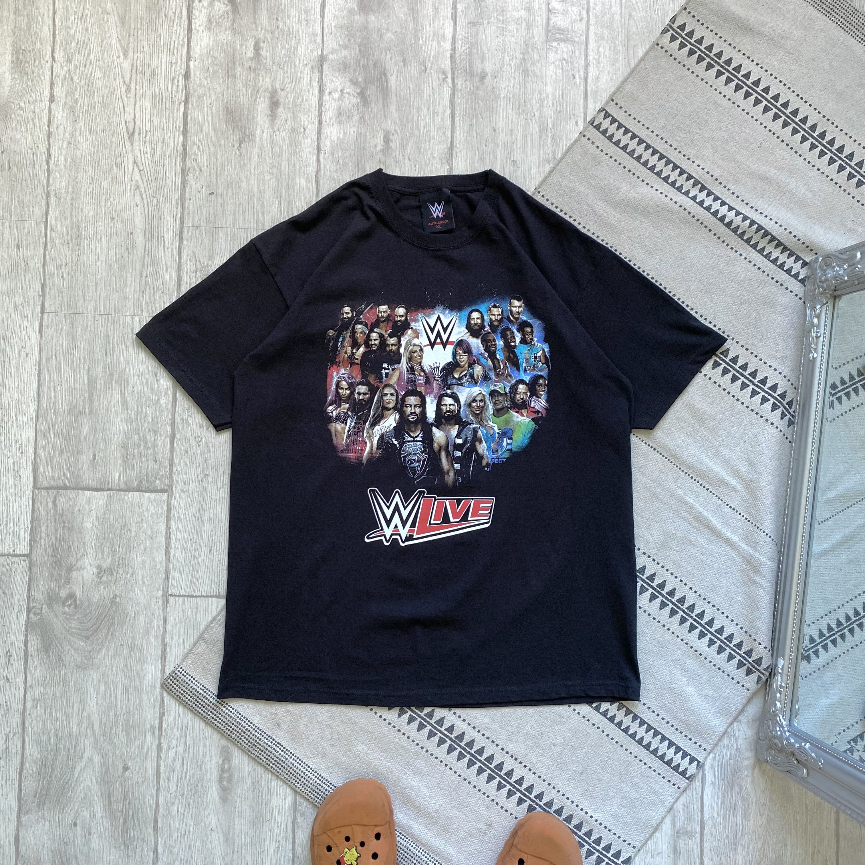 WWE WWF WWE tour Tee Wrestling John Cena Triple H CM Punk Size US XL / EU 56 / 4 - 2 Thumbnail