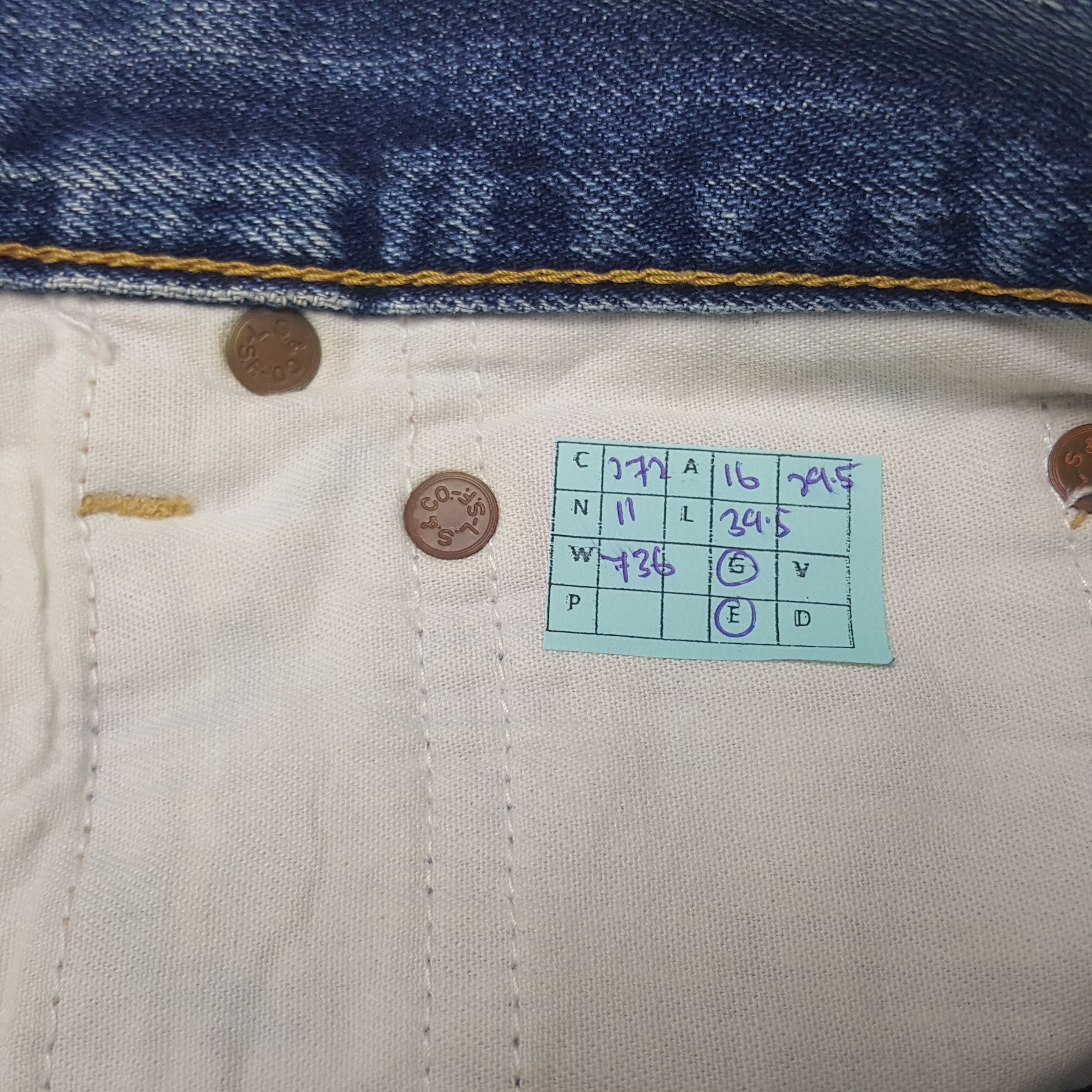 Levi's × Vintage Vintage Levi's Distressed Style Denim Jeans Size US 32 / EU 48 - 14 Thumbnail