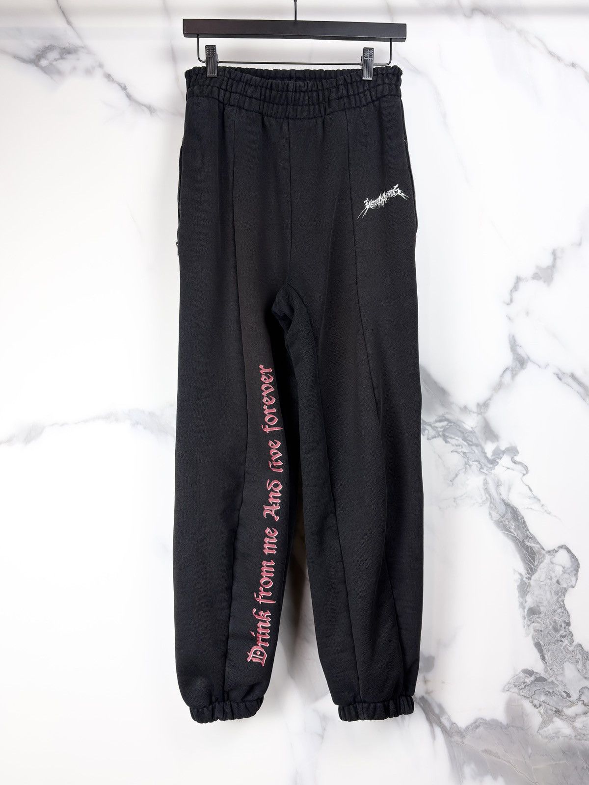 Vetements AW16 Vetements Total Fucking Darkness Drink From Sweatpants Size US 30 / EU 46 - 1 Thumbnail