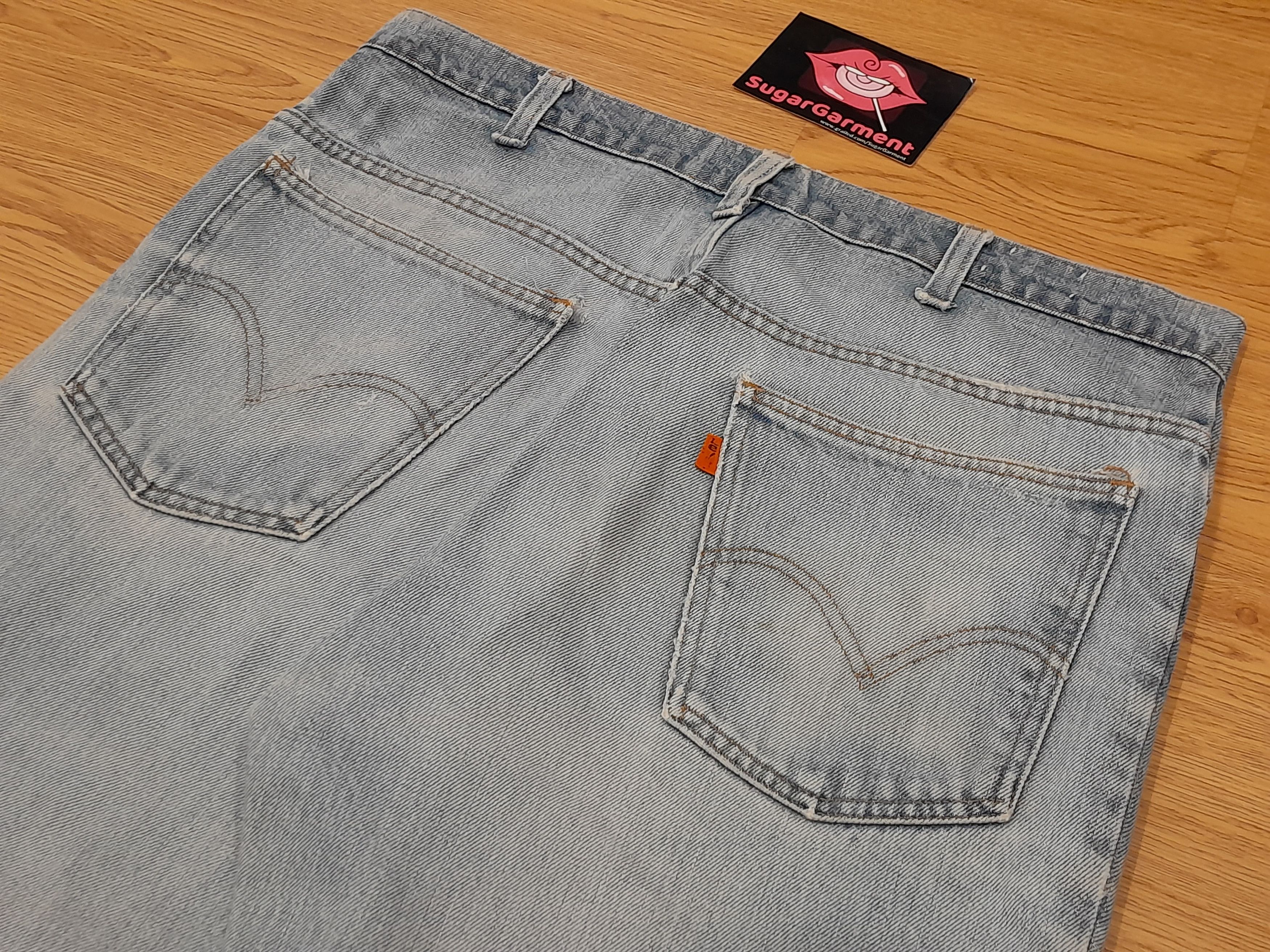 Levi's Levis 646 Bell Bottom Flare Bootcut TALON Orange Tab Jeans Size US 30 / EU 46 - 19 Thumbnail