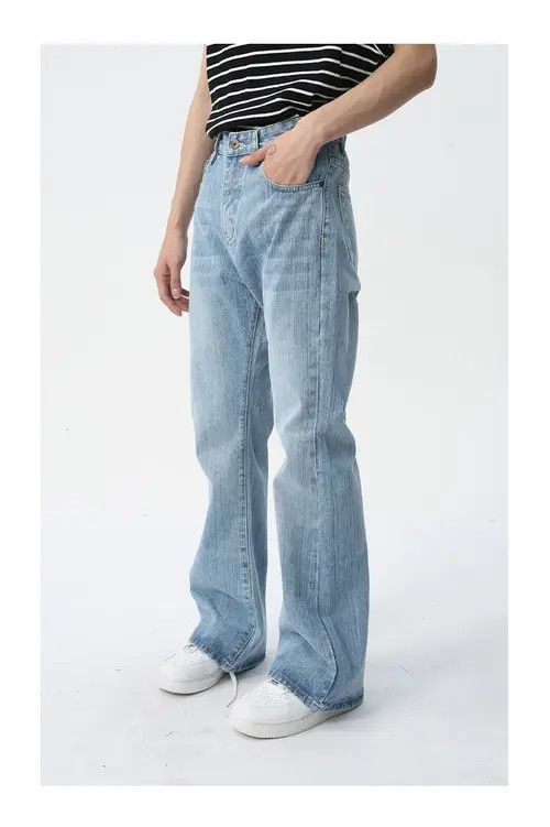 Other Light blue washed flared jeans trend Size US 32 / EU 48 - 4 Thumbnail