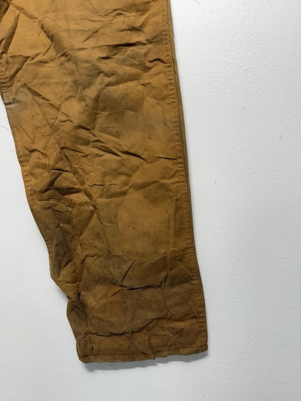 SafTbak 1960s SafTbak Hunting Pants Men's 30/29 Canvas Duck Size ONE SIZE - 8 Thumbnail