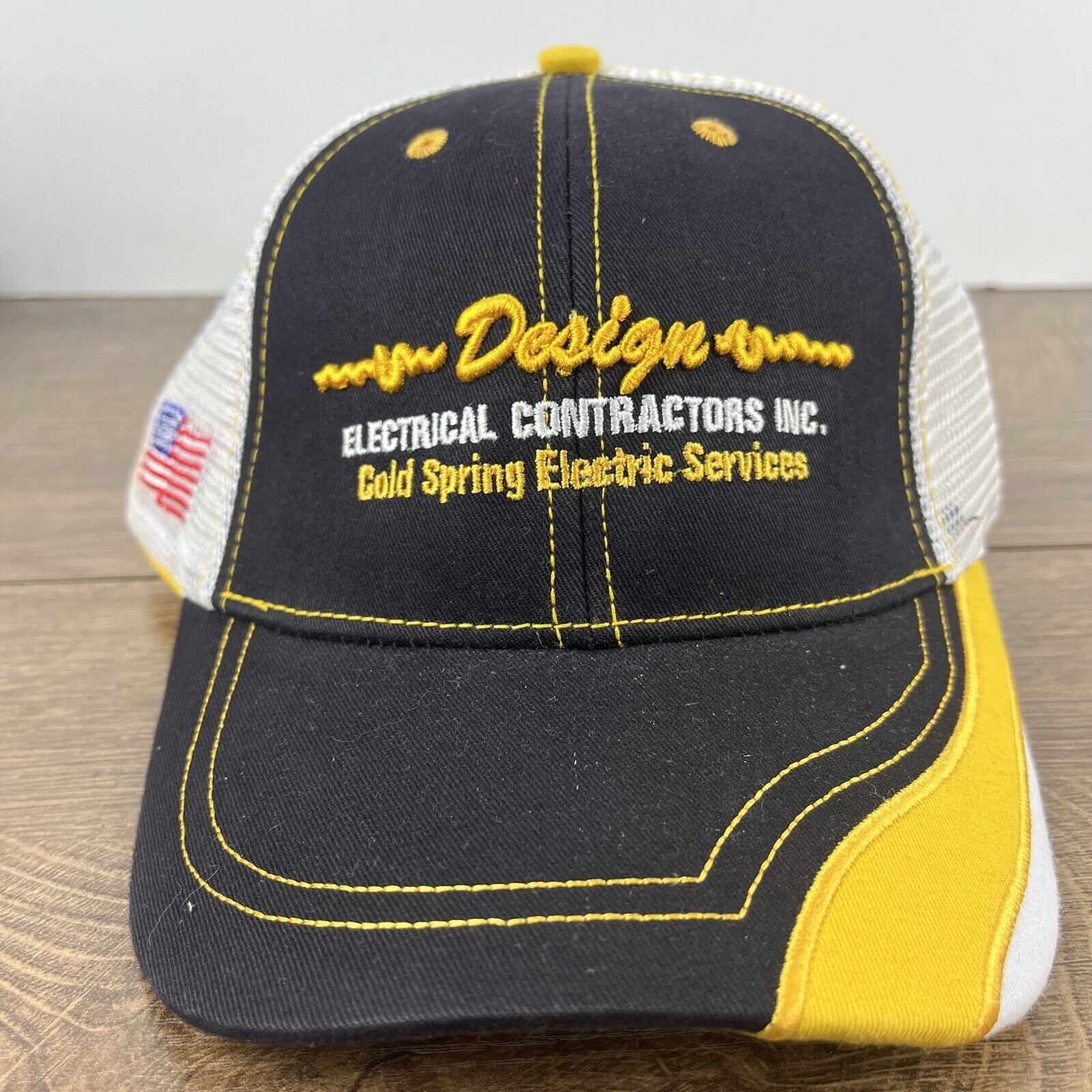 Other Design Electrical Contractors Hat Black Cap Hat Adjustable H Size ONE SIZE - 4 Thumbnail
