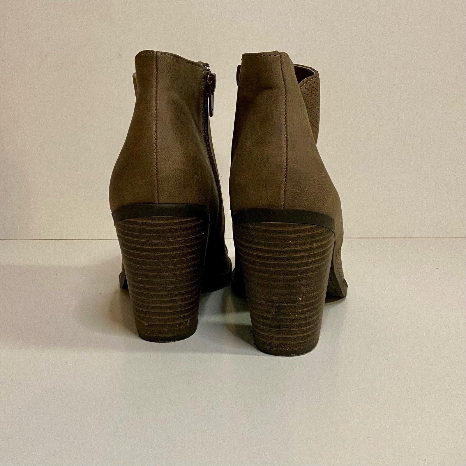 Esprit Esprit Kali Tan High Heel Ankle Booties Shoes Womens 7.5 Size US 7.5 / IT 37.5 - 11 Thumbnail