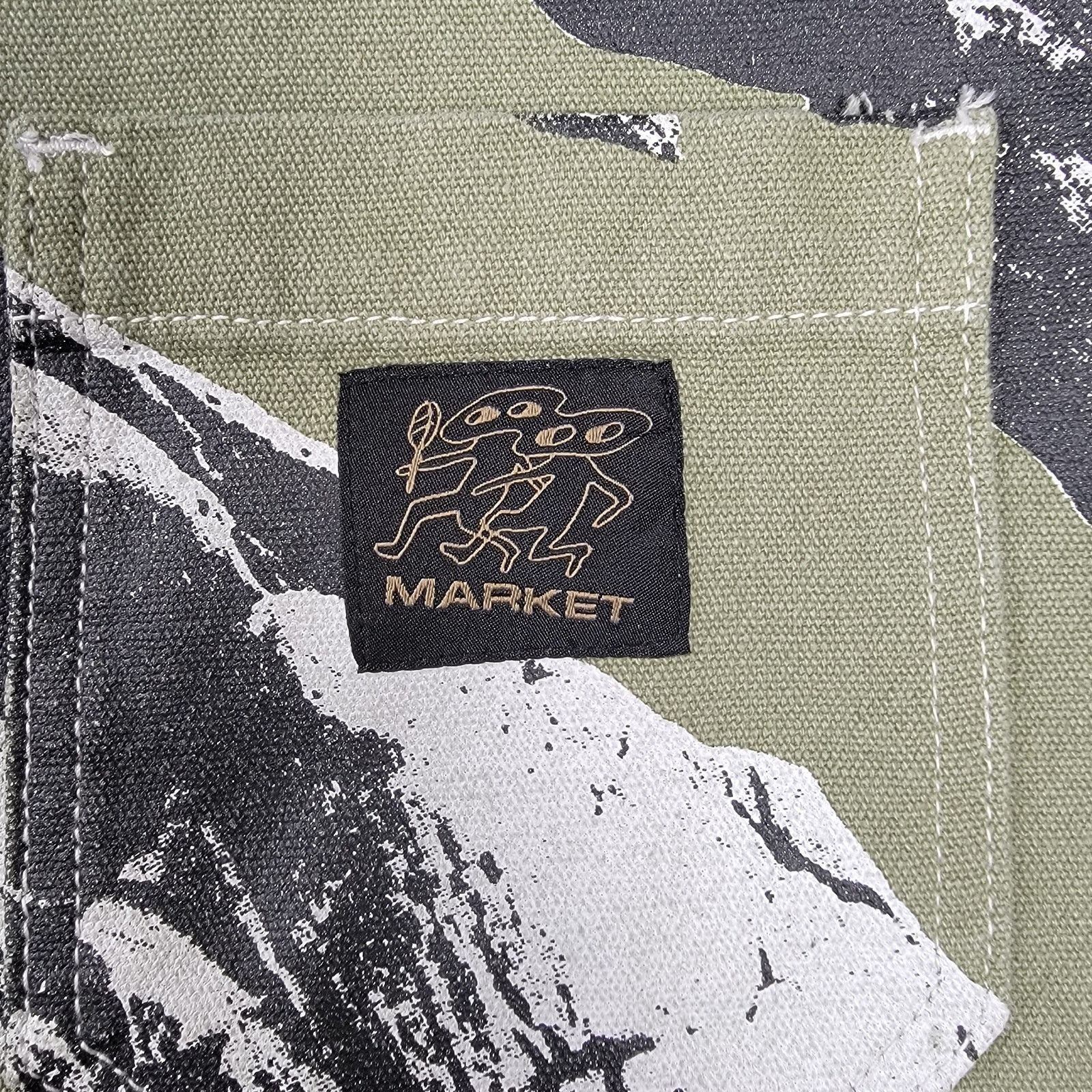 Market Market Mens Green Talus Work Shirt Short Sleeve Sz L (601) Size US L / EU 52-54 / 3 - 4 Thumbnail