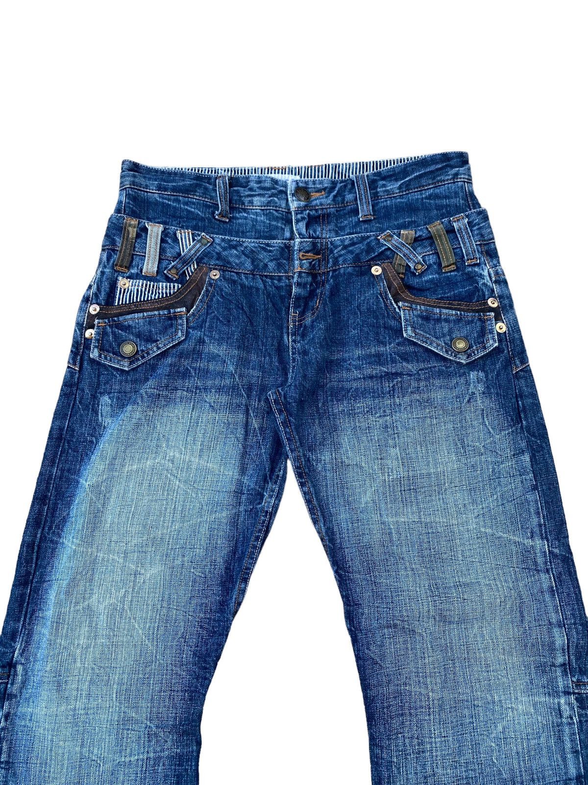 If Six Was Nine Vintage Unbrand Japan Double Waist Pant Size US 32 / EU 48 - 4 Thumbnail