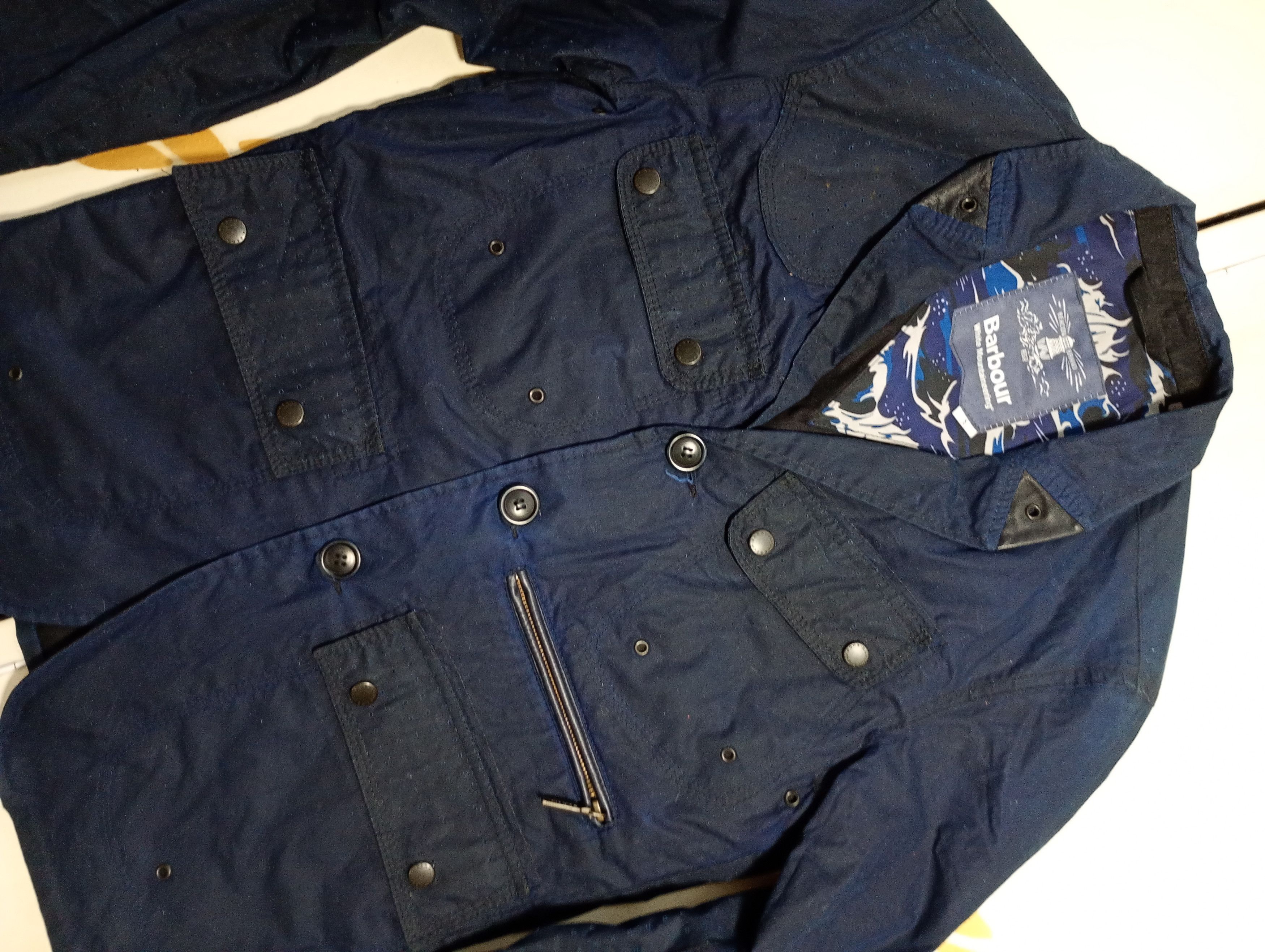 Barbour Barbour White Mountaineering Wax Lapel Jacket Size US S / EU 44-46 / 1 - 6 Thumbnail