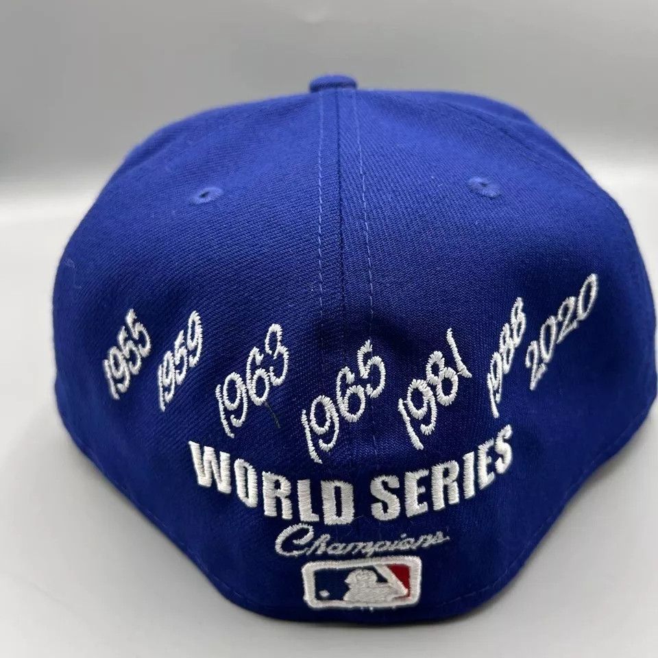 New Era Los Angeles LA Dodgers Hat Men 7 5/8 59Fifty New Era Fitted Size ONE SIZE - 5 Thumbnail