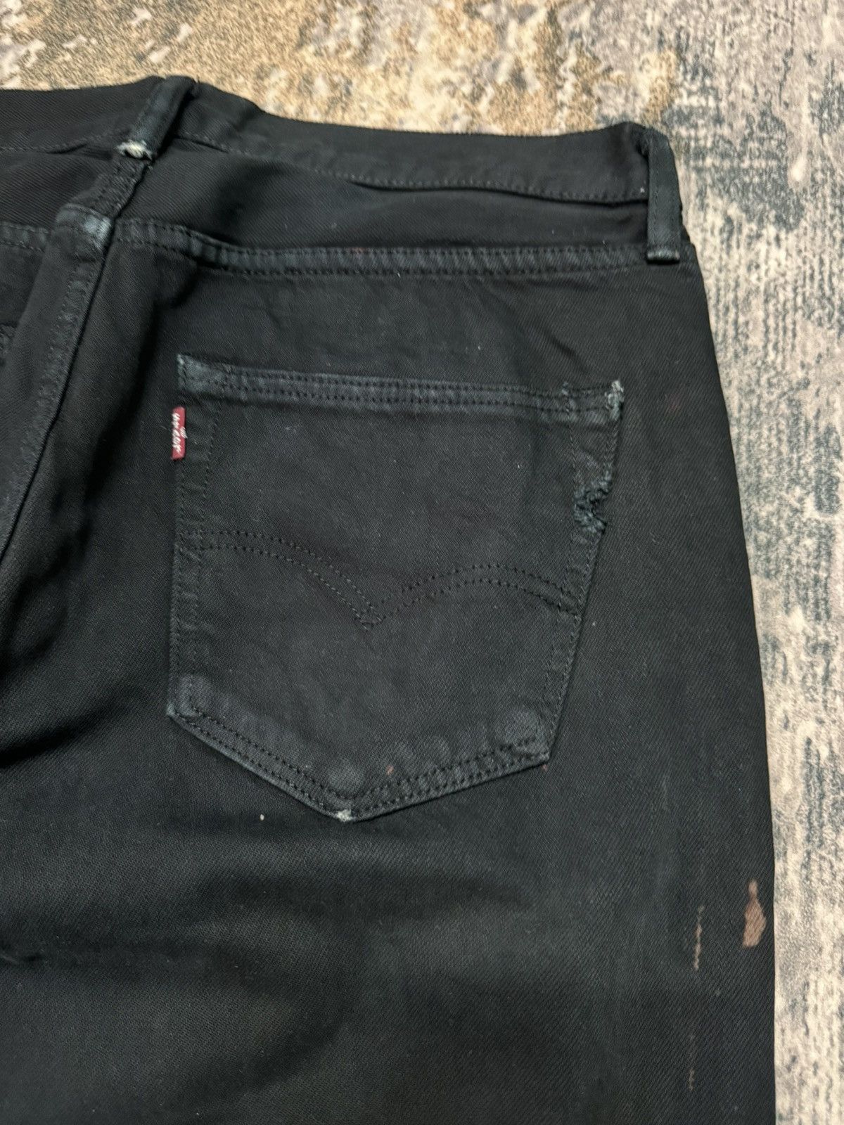 Levi's × Levi's Vintage Clothing × Vintage Vintage Levi’s 501 Distressed Black Denim Jeans Size US 34 / EU 50 - 7 Thumbnail