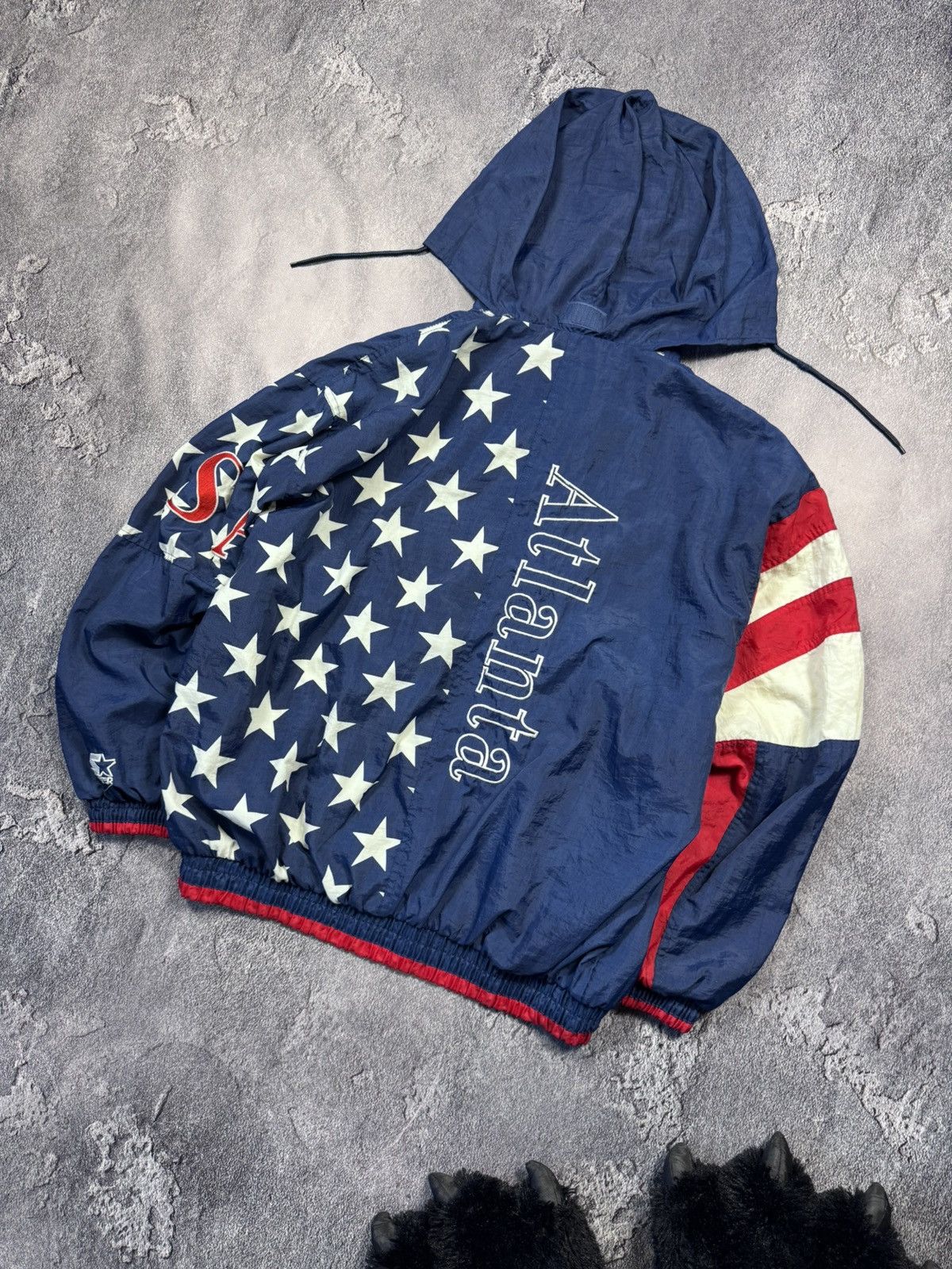 Starter Vintage Starter 1996 Atlanta Olympic Games Windbreaker Size US L / EU 52-54 / 3 - 3 Thumbnail