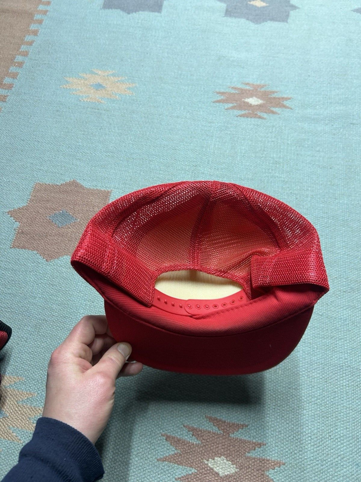 Vintage Vintage trucker hat where the hell is Ashfork Arizona red Size ONE SIZE - 4 Thumbnail