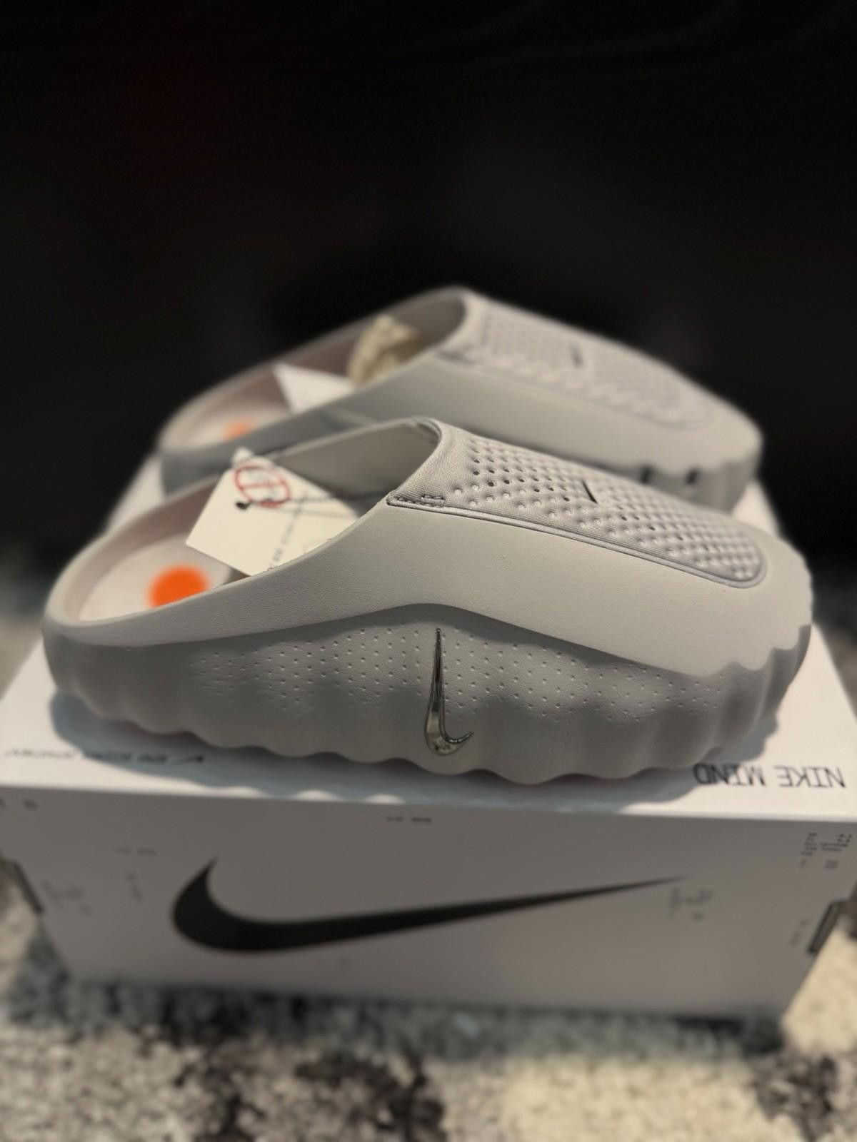 Nike Size 8W/6.5M Nike Mind 001 Slide Light Smoke Grey Authentic Size US 8 / IT 38 - 4 Thumbnail
