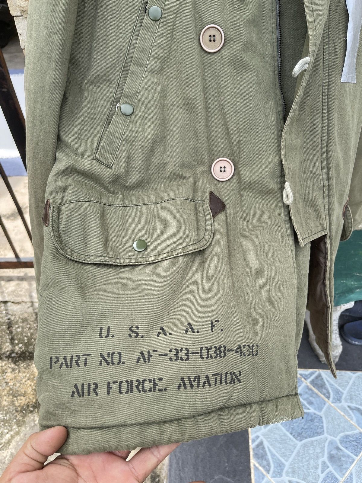 Vintage Last Drop🔥Rare🔥Vtg USAAF Us Army Cold Weather Parka Jacket Size US XL / EU 56 / 4 - 12 Thumbnail