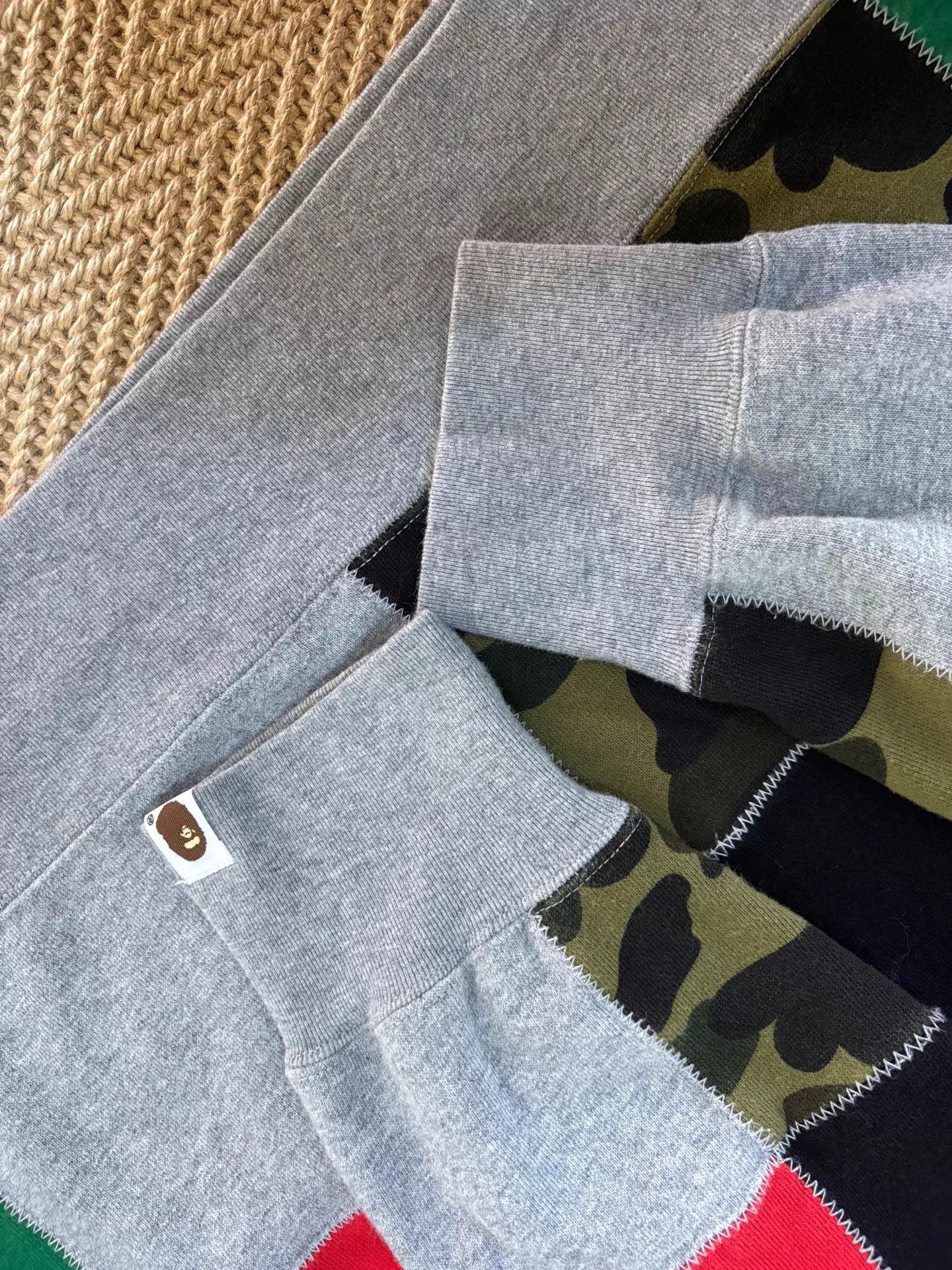 Bape BAPE Patchwork Camo Shark Hoodie XL New Size US XL / EU 56 / 4 - 6 Thumbnail