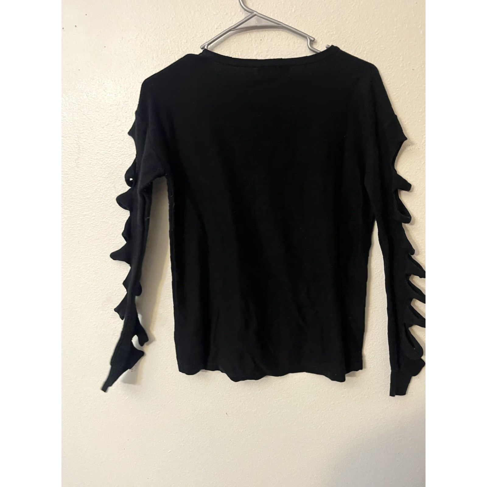 AQUA Aqua Sweater Women Small Black Long Sleeve Round Neck Brick of Cardigans? Size S / US 4 / IT 40 - 3 Thumbnail