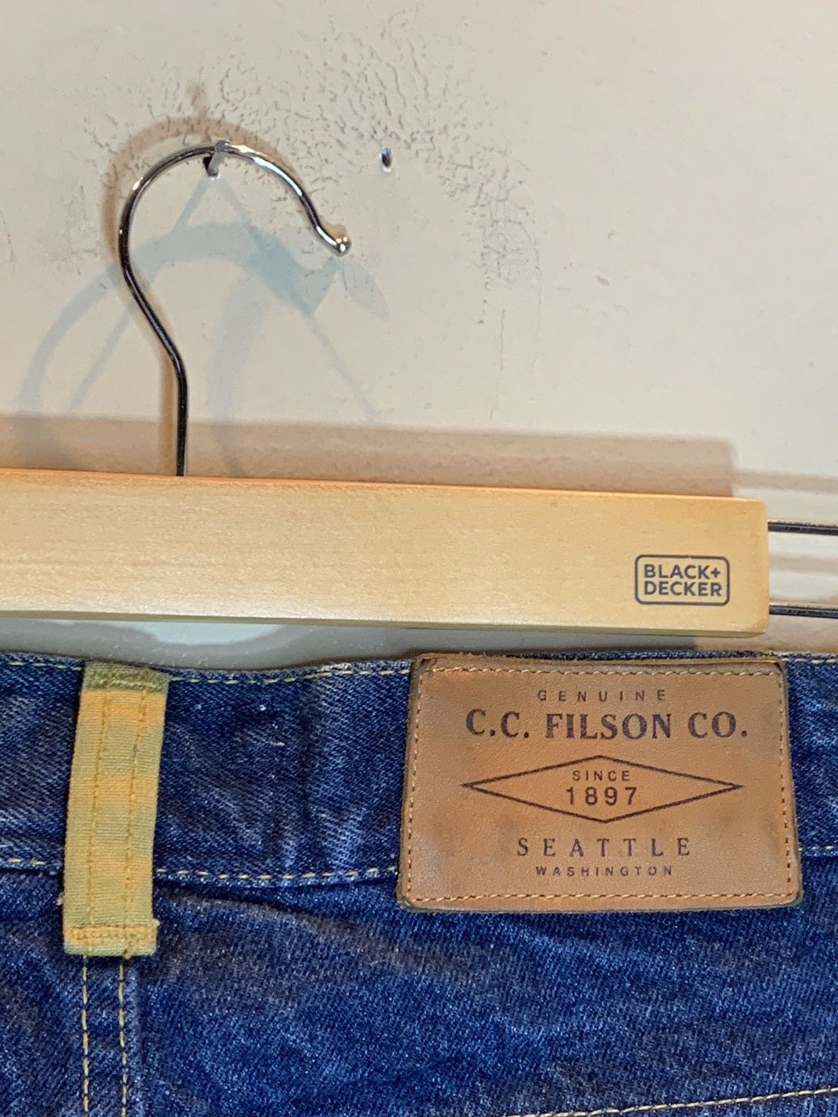 Filson RARE* Vintage Filson Double Knee Carpenter Denim Jeans Pants Size US 33 - 9 Thumbnail