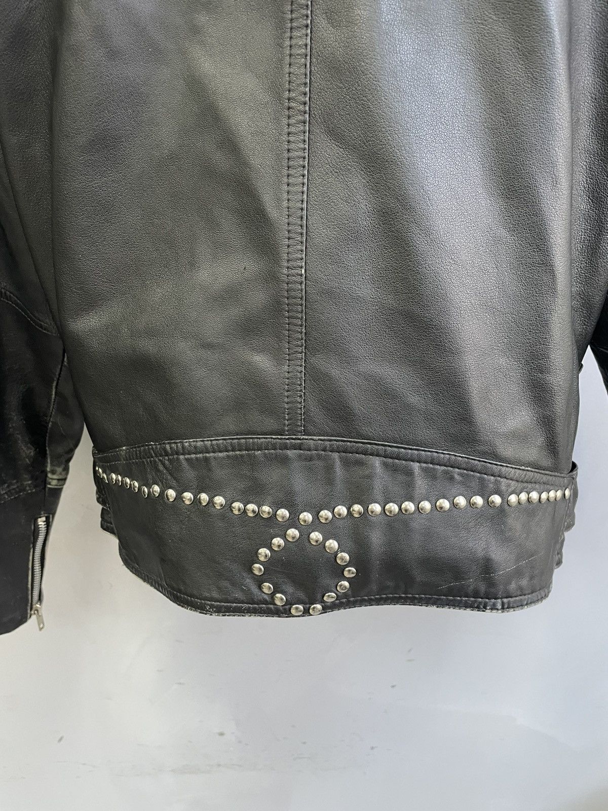 Schott Leather biker style moto jacket harley favidson legrandebleu Size US S / EU 44-46 / 1 - 10 Thumbnail