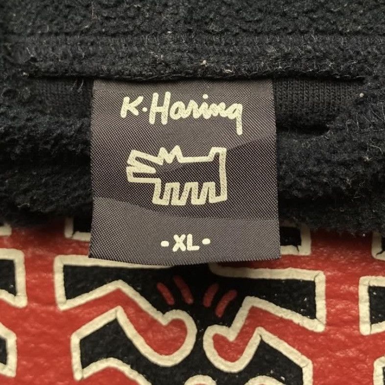 Keith Haring VINTAGE KEITH HARING POP ART FLEECE HOODIE SWEATER Size US XL / EU 56 / 4 - 6 Thumbnail