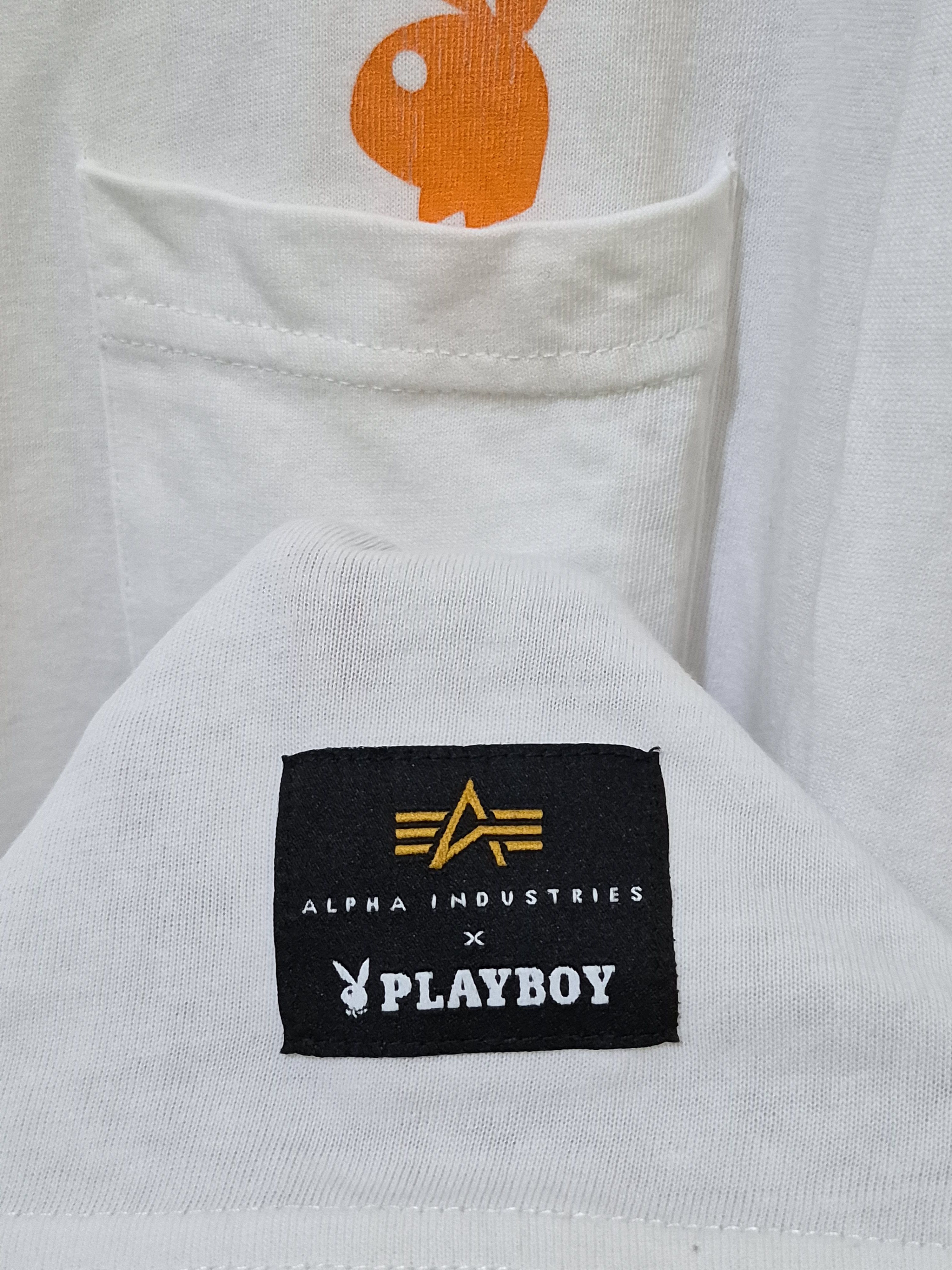 Alpha Industries ALPHA INDUSTRIES x PLAYBOY TEE Size US XL / EU 56 / 4 - 4 Thumbnail