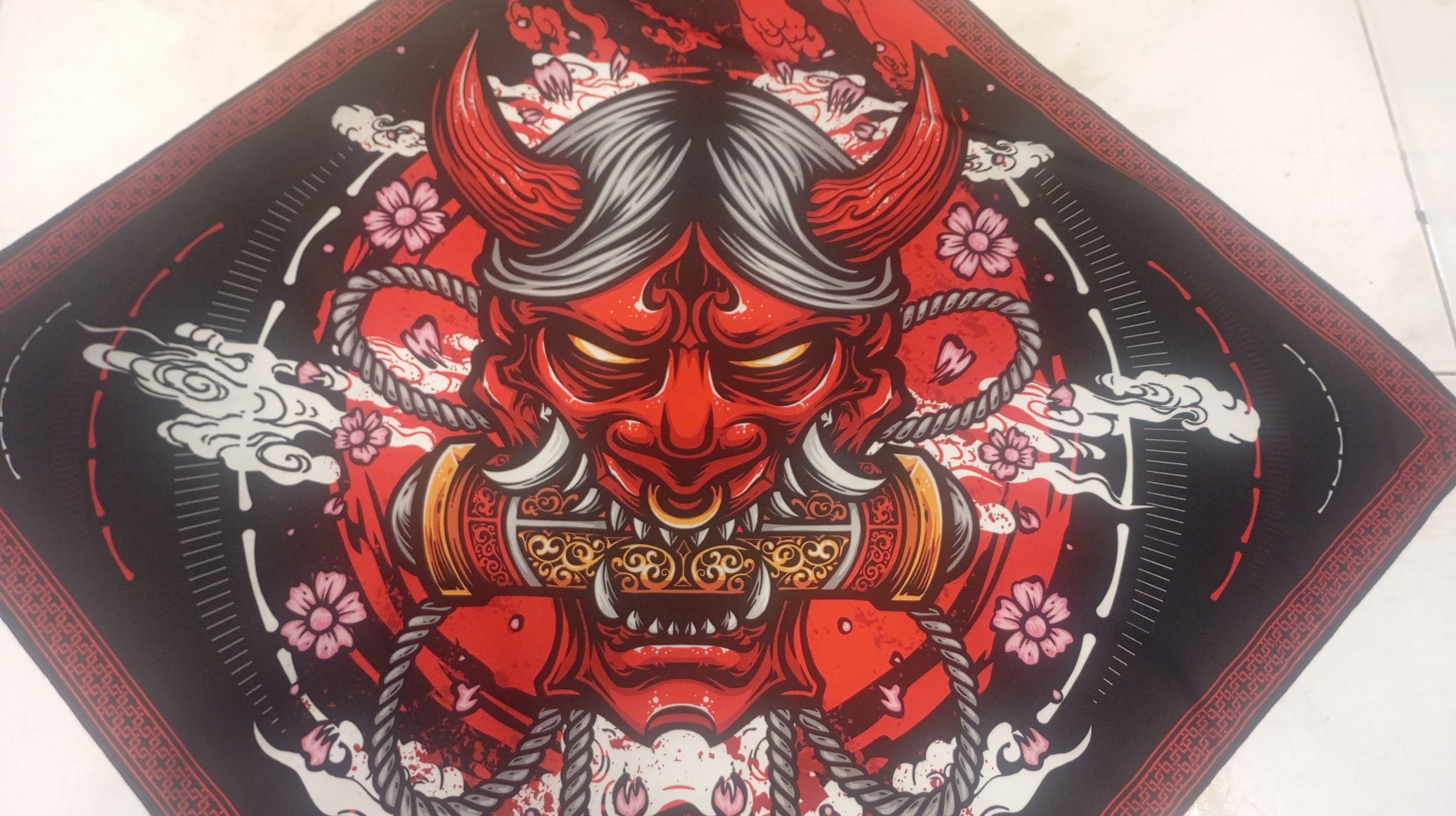 Band Tees Skulls Bandana Handkerchief Rock Band Streetwear Size ONE SIZE - 4 Thumbnail