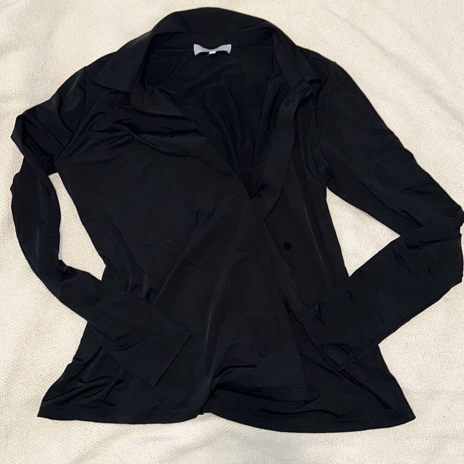 Other L’Academie Laurel Black Button Front Top | Sz S Size S / US 4 / IT 40 - 2 Thumbnail