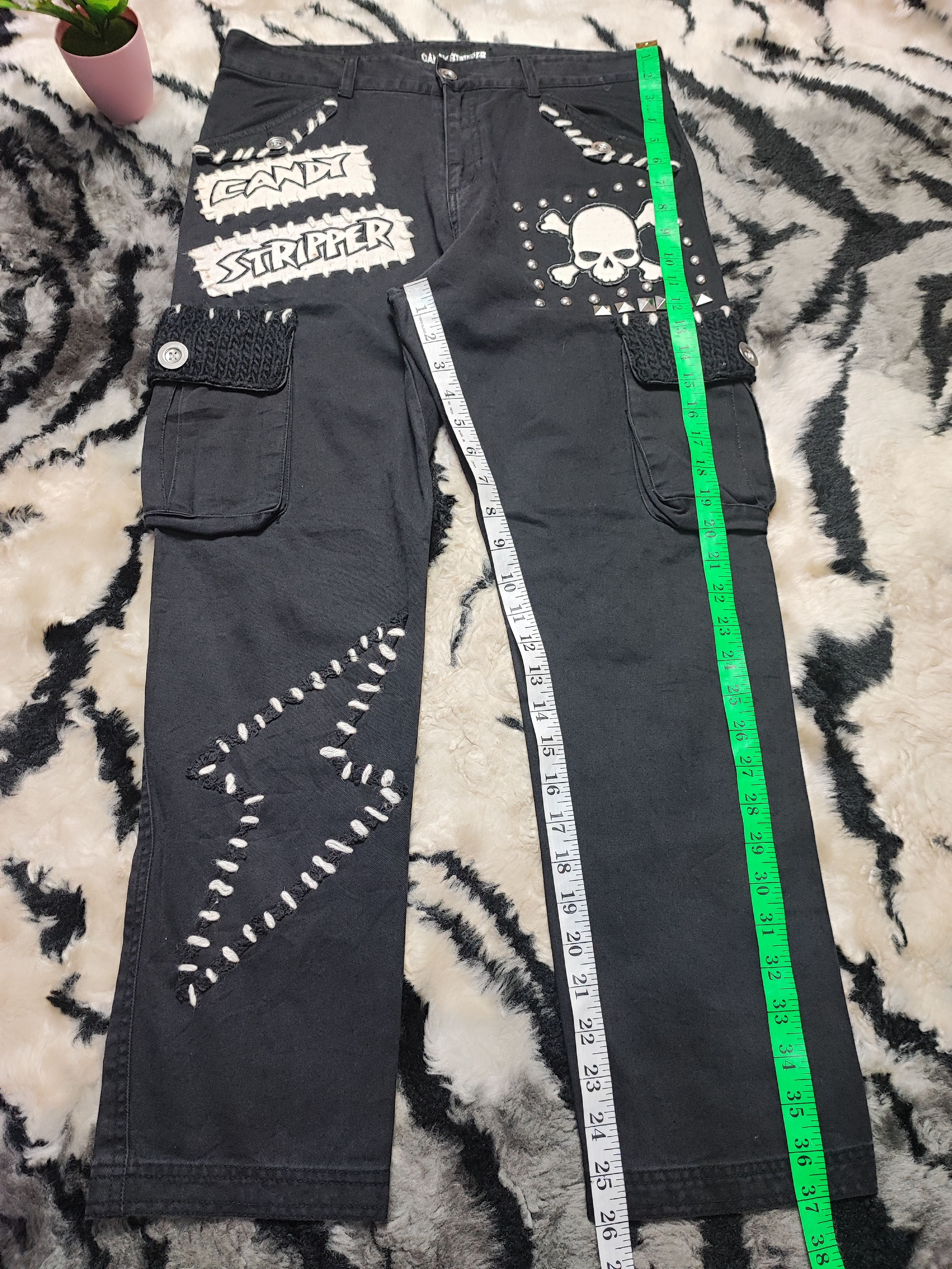 Vivienne Westwood Candy Stripper Bondage ERD Grunge Chrome Distressed Size US 31 - 7 Thumbnail
